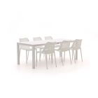 Forza Ripi/Menzano 220cm dining tuinset 7-delig stapelbaar