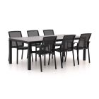 Bellagio Dranera/Fidenza 220cm dining tuinset 7-delig stapelbaar
