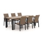 Manifesto Villongo/ROUGH-S 220cm dining tuinset 7-delig stapelbaar