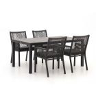 Manifesto Rivola/Fidenza 160cm dining tuinset 5-delig