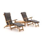 Sunyard Country/Wales 60cm deckchair set 3-delig