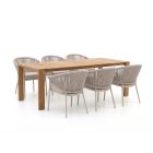 SUNS Santorini/Erice 240cm dining tuinset 7-delig