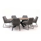 Intenso Isorella/ROUGH-Y Ellips 240cm dining tuinset 7-delig