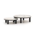 Bellagio Sarsina lounge tuintafelset ø85cm(h:27cm)/ø65cm (h:21cm)