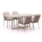 Tierra Outdoor Liv/Rivera 180cm dining tuinset 5-delig stapelbaar