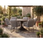 SUNS Noli/Nova ø150cm dining tuinset 7-delig