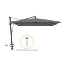 Glatz Sombrano S+ Easy zweefparasol 300x300cm