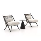 Intenso Brittoli/Tusa ø 42cm lounge balkonset 3-delig