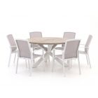 Bellagio Dranera/ROUGH-Y ø150cm dining tuinset 7-delig stapelbaar