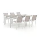 Bellagio Anzio/Fidenza 220cm dining tuinset 7-delig stapelbaar