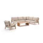 Bellagio Bisenzio hoek loungeset 5-delig