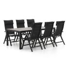 Bellagio Lugo/Fidenza 220cm dining tuinset 7-delig verstelbaar