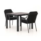 Tierra Outdoor Liv/La Fonte 90cm dining tuinset 3-delig stapelbaar