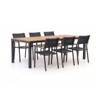 Bellagio Roma/Fidenza 220cm dining tuinset 7-delig stapelbaar