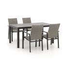 Manifesto Villongo/Menzano 160cm dining tuinset 5-delig stapelbaar