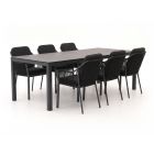 Tierra Outdoor Liv/La Fonte 220cm dining tuinset 7-delig stapelbaar
