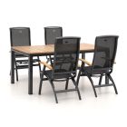 Hartman Da Vinci/Linosa 180cm dining tuinset 5-delig verstelbaar