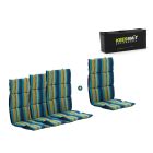 Madison Fiber hoog tuinkussen set van 4