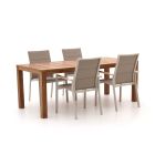 Bellagio Albinea/Oxford 200cm dining tuinset 5-delig stapelbaar