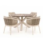 Apple Bee Pine Key/ROUGH-Y ø120cm dining tuinset 5-delig