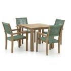 ROUGH Batang/ROUGH-S 90cm dining tuinset 5-delig stapelbaar