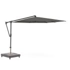 Glatz Sunwing Casa zweefparasol 270x270cm - Antraciet (155) (incl. voet 160kg verrijdbaar) (incl. hoes)