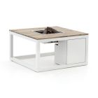 Cosiraw lounge vuurtafel 100x100x55cm