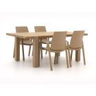 Hartman Flow/Almeria 200cm dining tuinset 5-delig