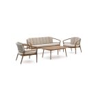 Bellagio Brasimone stoel-bank loungeset 4-delig