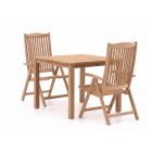 Sunyard Veronica/Liverpool 90cm dining tuinset 3-delig verstelbaar