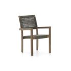 ROUGH Batang Rope dining tuinstoel stapelbaar - Grijs - Antraciet - Rope (touw)