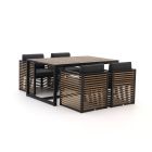 Bellagio Cadora 160cm dining tuinset 5-delig