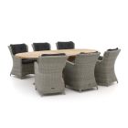 Intenso Milano/ROUGH-Y Ellips 240cm dining tuinset 7-delig