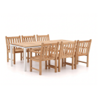 Sunyard Wales/Linosa 240cm dining tuinset 7-delig