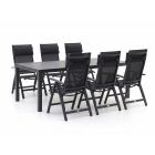 Bellagio Avenza/Menzano 220cm dining tuinset 7-delig verstelbaar