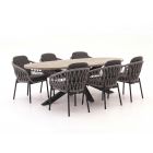Bellagio Cupello/ROUGH-Y Ellips 240cm dining tuinset 7-delig