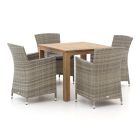 Forza Barga/ROUGH-S 90cm dining tuinset 5-delig