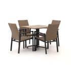 Manifesto Villongo/Canzo 80cm dining tuinset 5-delig stapelbaar inklapbaar