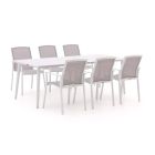 Bellagio Dranera/Sora 220cm dining tuinset 7-delig stapelbaar