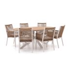 Manifesto Rivola/Fidenza 180cm ovaal dining tuinset 7-delig