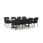 Tierra Outdoor Natal/Naro 280cm dining tuinset 9-delig