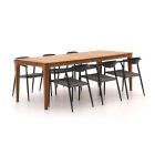 Manifesto Cavone/Bruca 220cm dining tuinset 7-delig stapelbaar