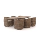 Intenso Marecchia/ROUGH-Y Ellips 240cm dining tuinset 7-delig