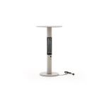 Monti HeatLine Vibe bartafel met terrasverwarmer 1500W ø60cm (h: 110cm)