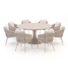 SUNS Dolce/Nova ø170cm dining tuinset 9-delig