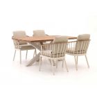 Apple Bee Condor/Induno Deens Ovaal 180cm dining tuinset 5-delig