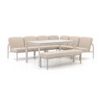 Manifesto San Teodoro/Sestino 160cm hoek dining loungeset 6-delig