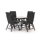 Bellagio Avio/Sestino 90cm dining tuinset 5-delig verstelbaar