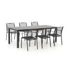 Apple Bee Hawaii/Menzano 220cm dining tuinset 7-delig stapelbaar