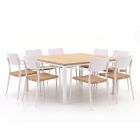 Bellagio Cino/Linosa 160x160cm dining tuinset 9-delig stapelbaar